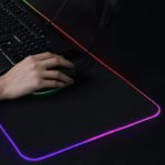 Large Rgb Colorful Led Lighting Gaming Mouse Pad Mat For Pc Laptop