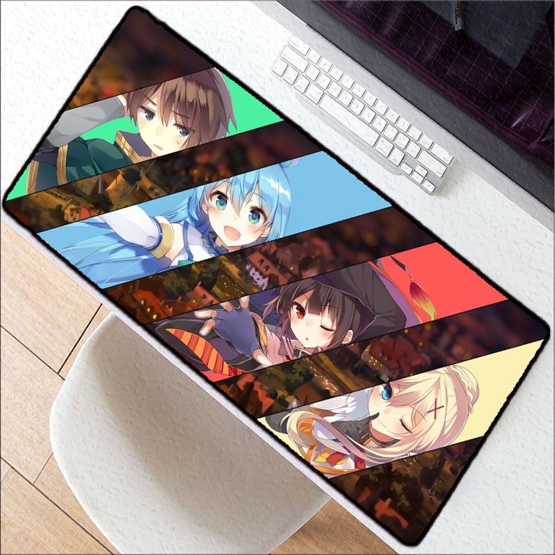 Japan Large Size Anime Mouse Pad Game Rubber PC Gaming Mousepad Desk Mat Computer Edge Control Gift