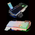 Modern Brand PK-900 Colorful Backlight Gaming Keyboard Mechanical Feeling 104 Keys Waterproof